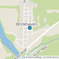 Map location of 205 High St, Brinkhaven OH 43006