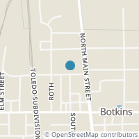 Map location of 106 W Walnut St, Botkins OH 45306