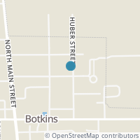 Map location of 212 E Walnut St, Botkins OH 45306