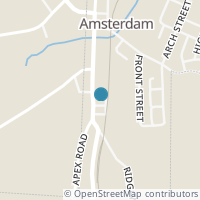 Map location of 214 Market, Amsterdam OH 43903
