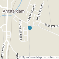 Map location of 108 Euclid St, Amsterdam OH 43903