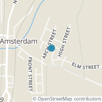 Map location of 116 Arch St, Amsterdam OH 43903