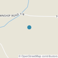 Map location of 5504 Township Road 118, Baltic OH 43804