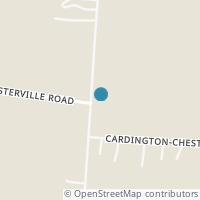 Map location of 3423 County Road 170, Cardington OH 43315