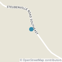 Map location of 3677 Steubenville Rd SE, Amsterdam OH 43903
