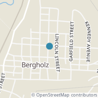 Map location of 445 4Th St, Bergholz OH 43908