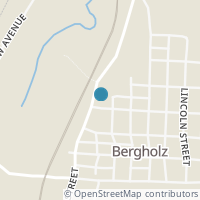 Map location of 864 Washington St, Bergholz OH 43908