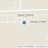 Map location of 19220 Spring St, Saint Johns OH 45884