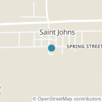 Map location of 13882 Spring St, Saint Johns OH 45884