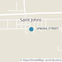 Map location of 19234 Spring St, Saint Johns OH 45884