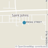 Map location of 19264 Spring St, Saint Johns OH 45884