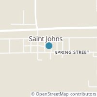 Map location of 19243 Spring St, Saint Johns OH 45884