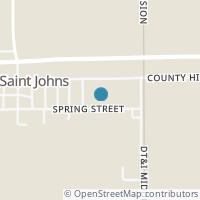 Map location of 19355 Spring St, Saint Johns OH 45884