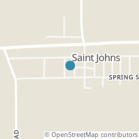 Map location of 13928 Lima St, Saint Johns OH 45884