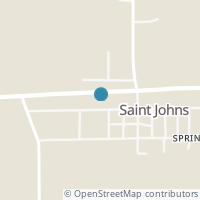Map location of 13957 Lima St, Saint Johns OH 45884