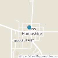 Map location of 22 W Market St, New Hampshire OH 45870