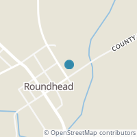 Map location of 17868 Water, Roundhead OH 43346