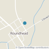 Map location of 235 Sr, Roundhead OH 43346