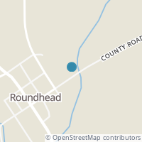 Map location of 2485 High, Roundhead OH 43346