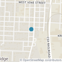 Map location of 713 S Blackhoof St, Wapakoneta OH 45895