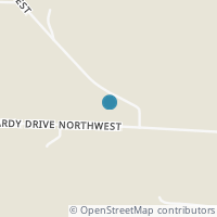 Map location of 5510 Cement Bridge Rd NW, Dundee OH 44624