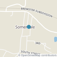 Map location of NE First St, Somerdale OH 44678