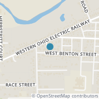 Map location of 814 W Benton St, Wapakoneta OH 45895