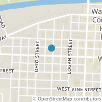 Map location of 402 W Pearl St, Wapakoneta OH 45895