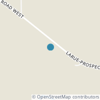 Map location of 7501 Larue Prospect Rd W, New Bloomington OH 43341