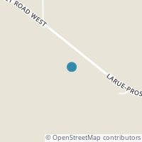 Map location of 7521 Larue Prospect Rd W, New Bloomington OH 43341