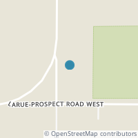 Map location of 922 Mount Olive Agosta Rd, New Bloomington OH 43341