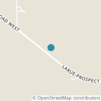Map location of 7510 Larue Prospect Rd W, New Bloomington OH 43341