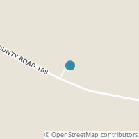 Map location of 1567 County Road 168, Dundee OH 44624