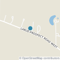 Map location of 7736 Larue Prospect Rd W, New Bloomington OH 43341