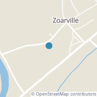 Map location of 3280 New Zoarville Rd NE, Zoarville OH 44656