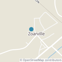 Map location of 7338 Main St NE, Zoarville OH 44656