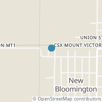 Map location of 420 Fremont St, New Bloomington OH 43341