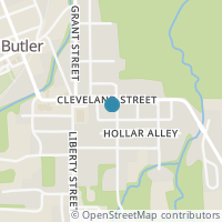 Map location of 70 Cleveland St, Butler OH 44822