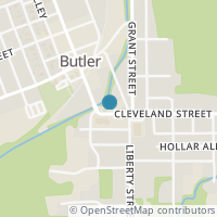 Map location of 3 Cleveland St, Butler OH 44822
