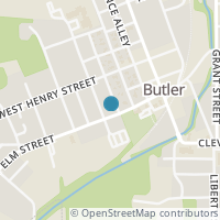 Map location of 72 W Elm St, Butler OH 44822