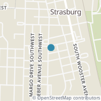 Map location of 212 5Th St SW, Strasburg OH 44680