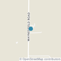 Map location of 16470 Waynesfield Rd, Waynesfield OH 45896
