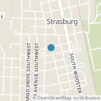 Map location of 203 5Th St SW, Strasburg OH 44680