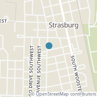 Map location of 144 4Th St SW, Strasburg OH 44680