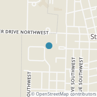 Map location of 485 Oak Ave SW, Strasburg OH 44680