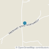 Map location of 7731 Eberhart Rd, Bolivar OH 44612