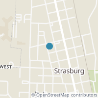 Map location of 136 1St St W, Strasburg OH 44680