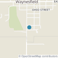 Map location of 313 S Westminster St, Waynesfield OH 45896