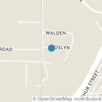 Map location of Roslyn Ave, Wellsville OH 43968