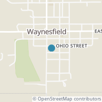 Map location of 201 S Westminster St, Waynesfield OH 45896
